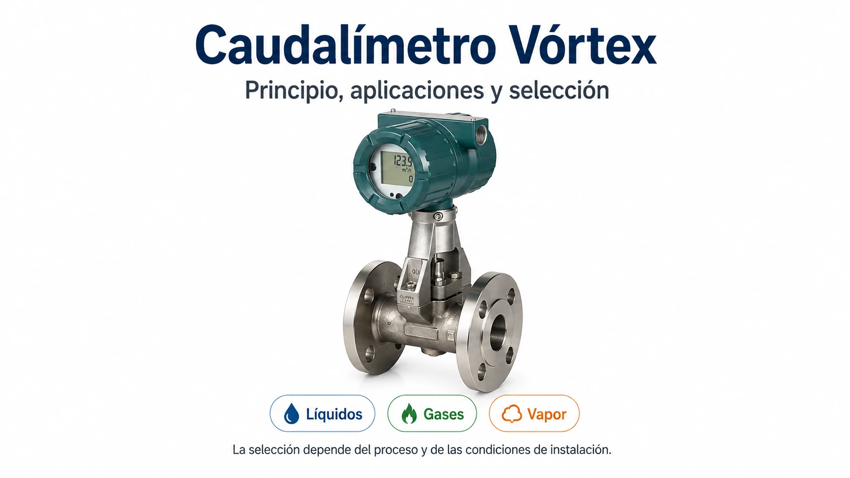 Caudalímetro Vórtex Yokogawa VY Series para medición industrial de líquidos, gases y vapor