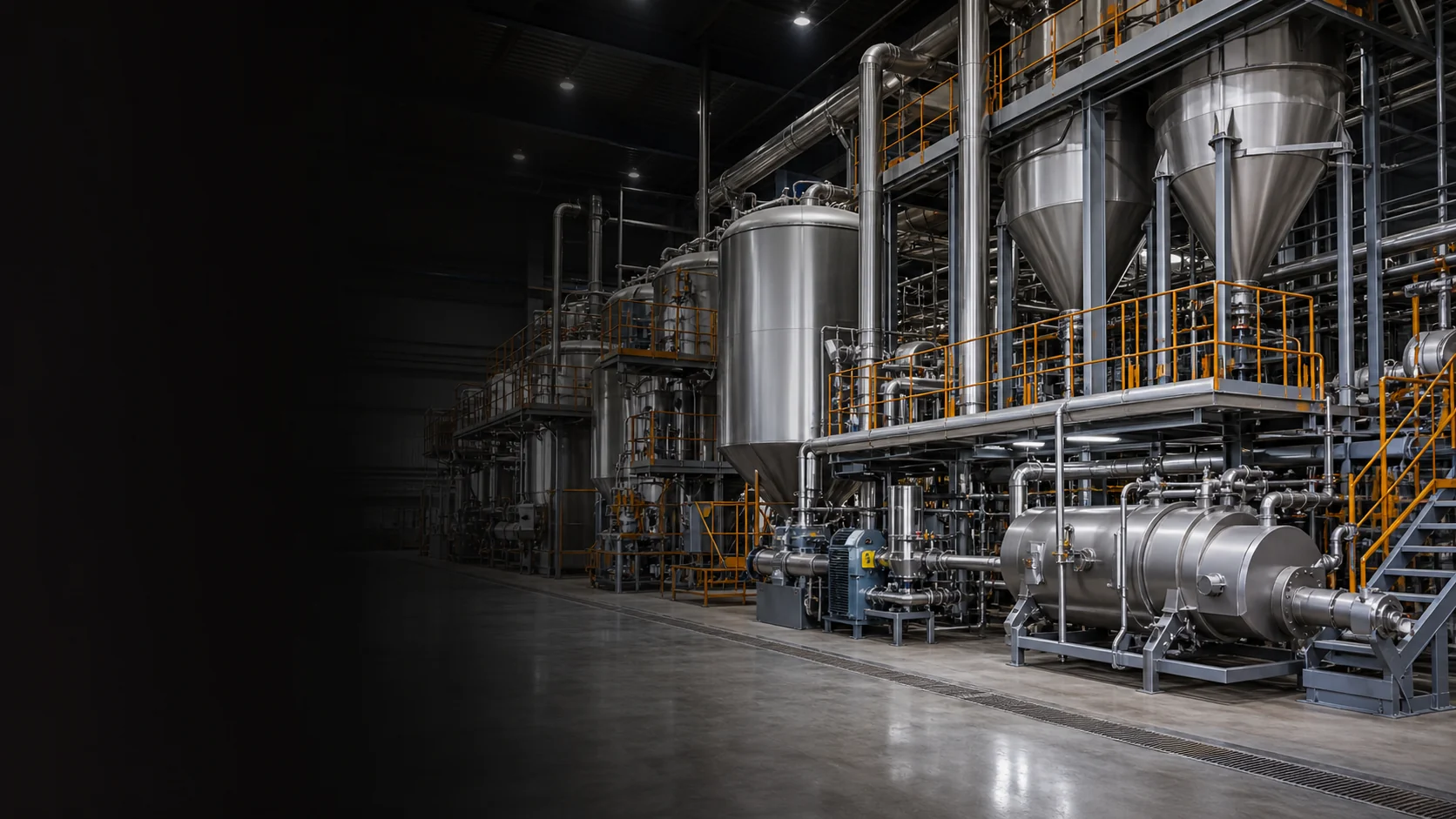 Planta industrial de proceso para la industria aceitera